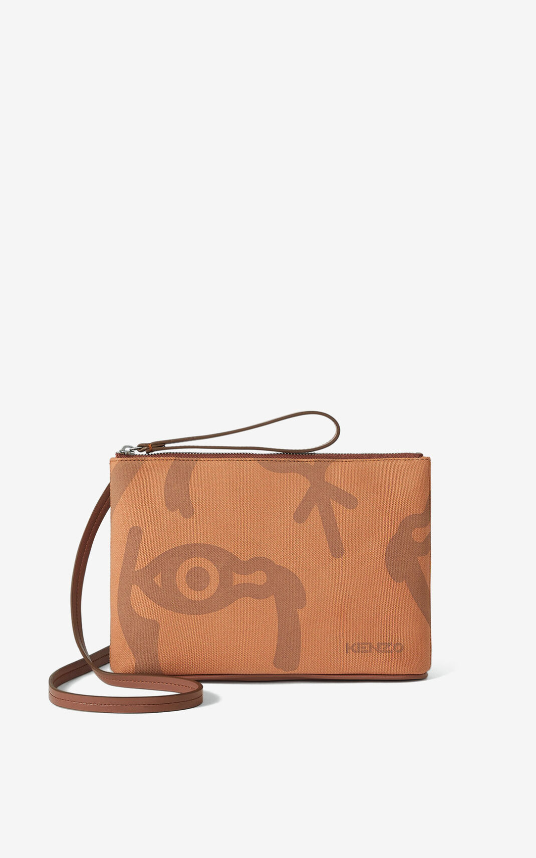 Bolsa Shopper Kenzo Arc with gusset Feminino - Marrom | 158PYBOZQ